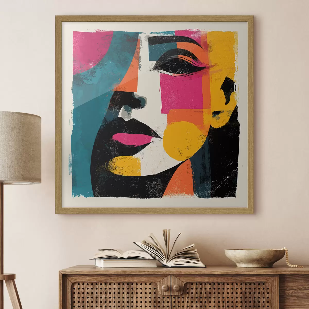Poster Abstraktní tvář f49544