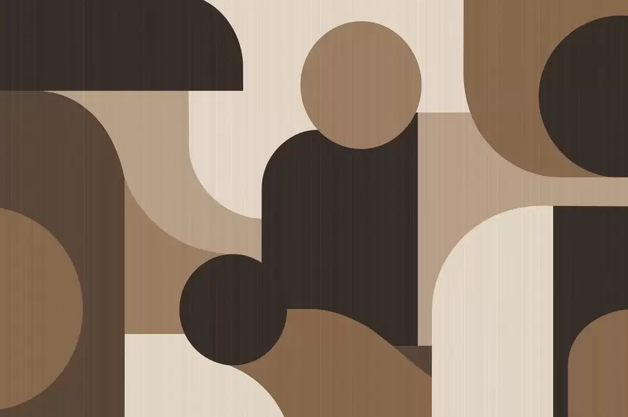 Fototapet Geometrické oblouky w05653