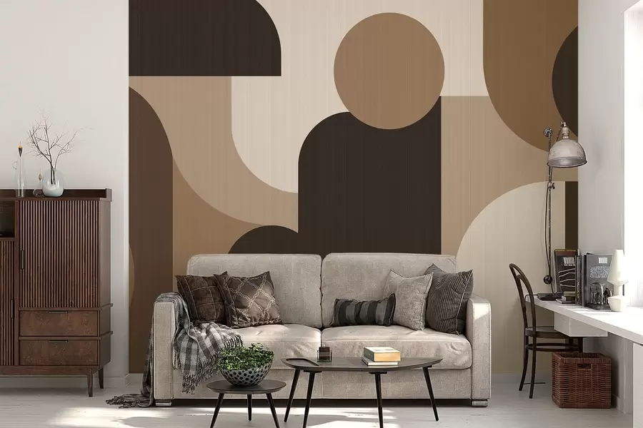 Fototapet Geometrické oblouky w05653