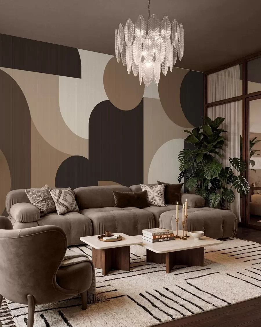 Fototapet Geometrické oblouky w05653