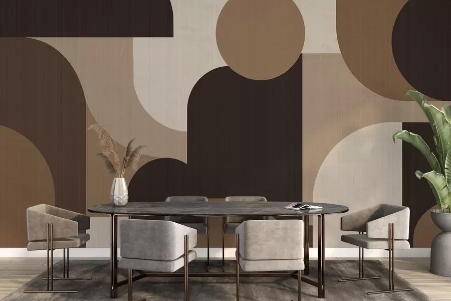 Fototapet Geometrické oblouky w05653