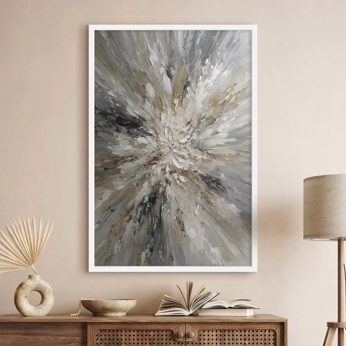 Poster barevná exploze ve stylu olejomalby f49557