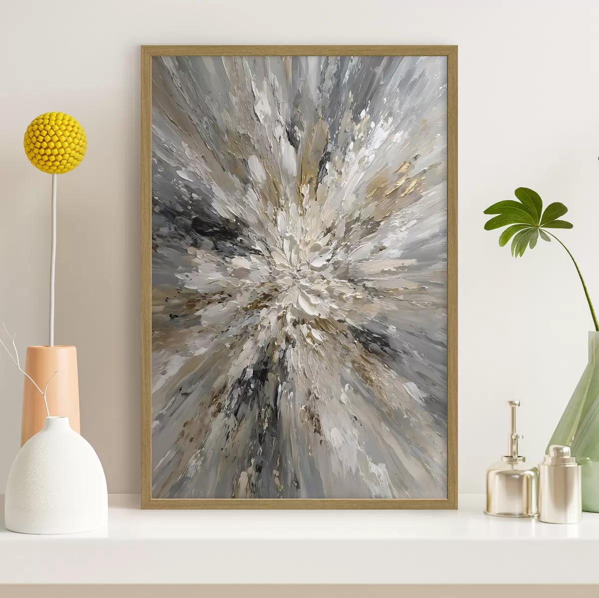 Poster barevná exploze ve stylu olejomalby f49557