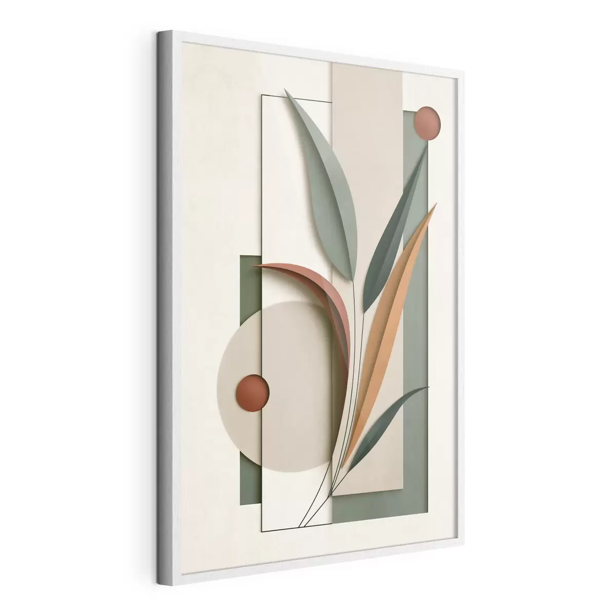 Poster Geometrická botanická kompozice f49417