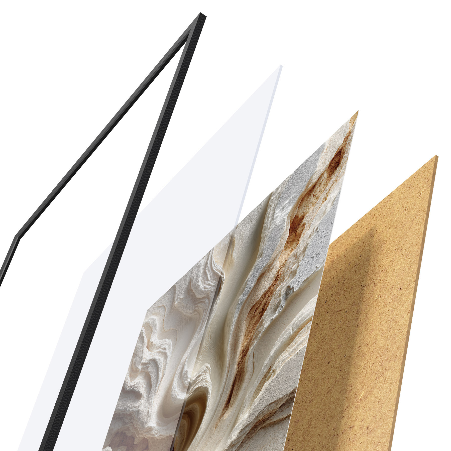 Poster Imitace kamenné textury f49641