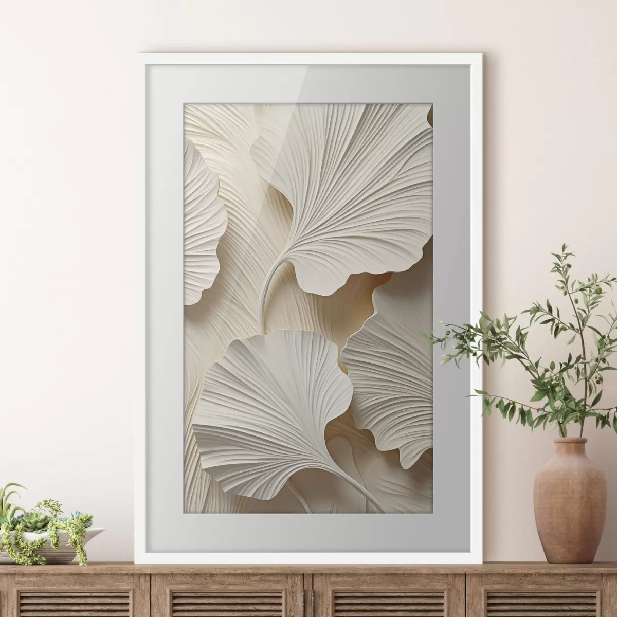 Poster Abstraktní květinový vzor, plochá ilustrace f49754