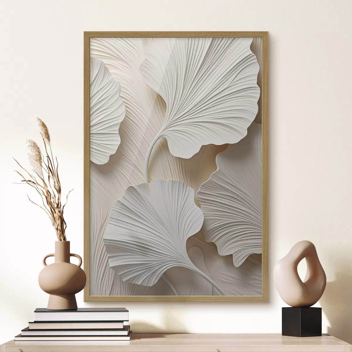 Poster Abstraktní květinový vzor, plochá ilustrace f49754