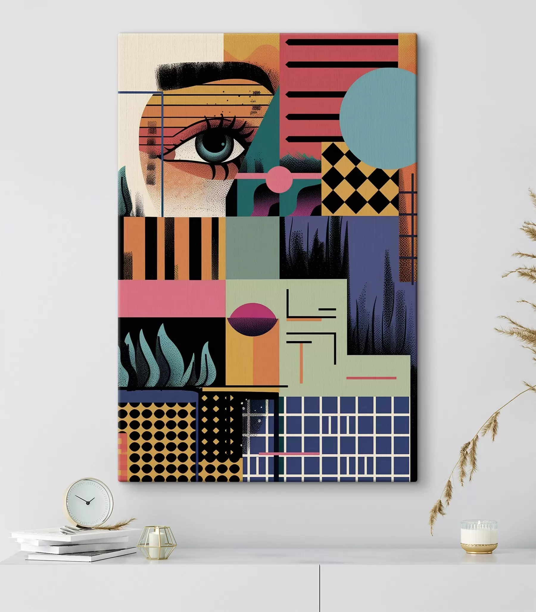 Obraz Geometrická abstrakce, pop art Č. s49739