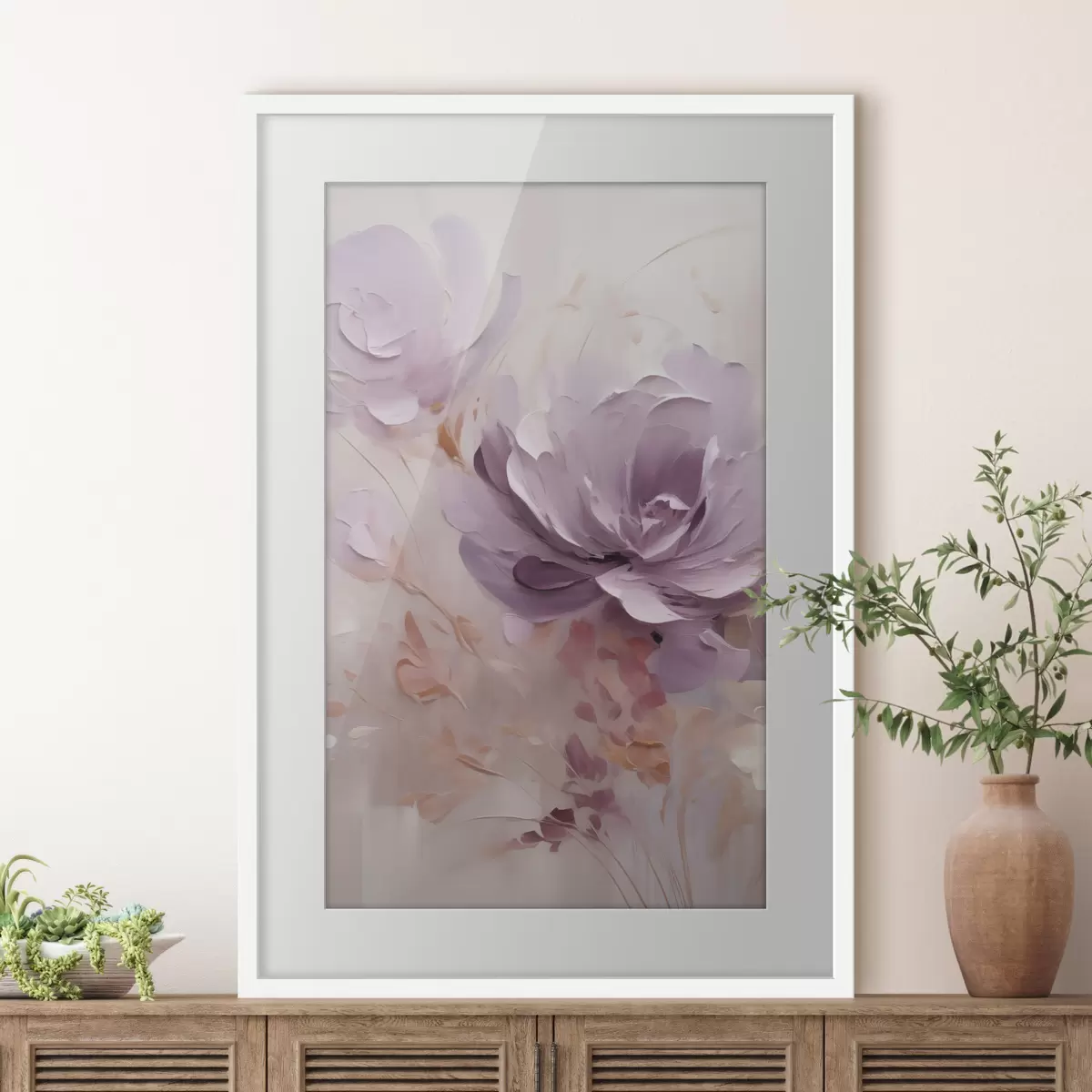 Poster Akvarel s motivem šeříkové pivoňky f49734