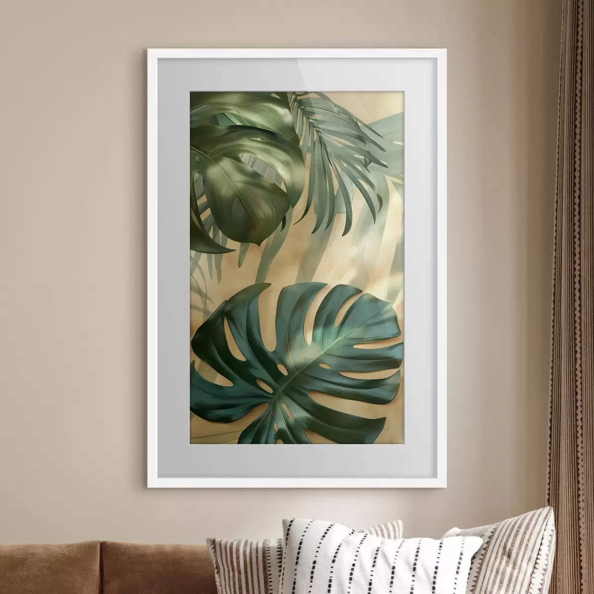 Poster Monstera a tropické listy f49552