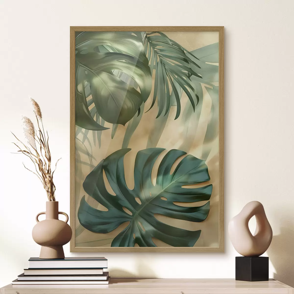 Poster Monstera a tropické listy f49552