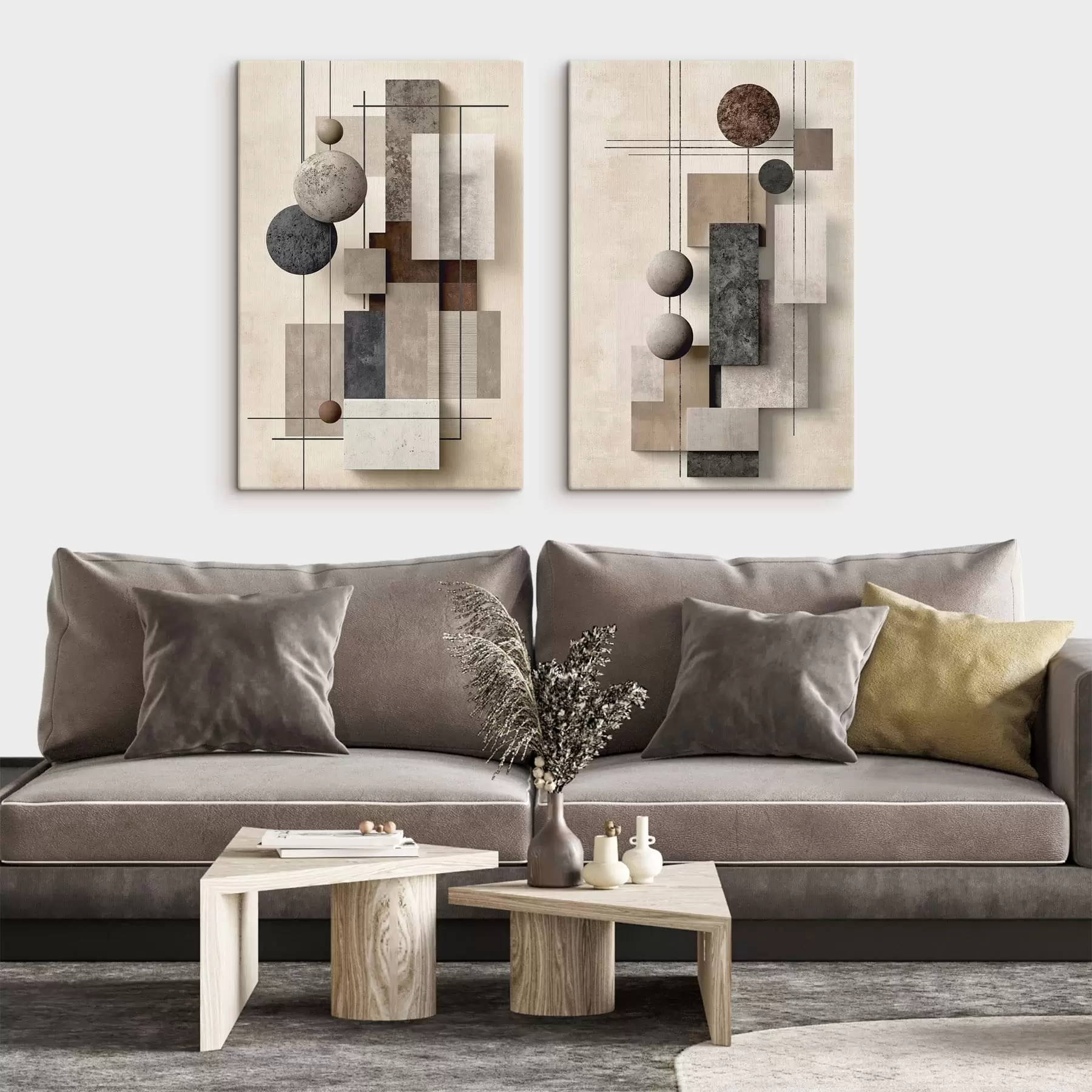 Obraz Geometrické abstrakce Č. m30673