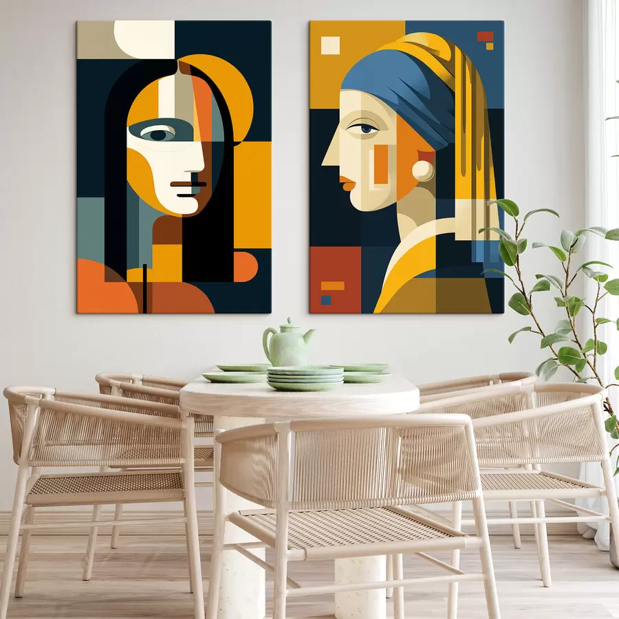 Obraz Geometrické portréty Č. m30701