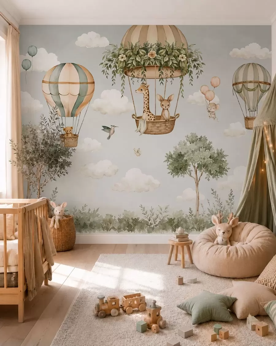 Fototapet Balonová dobrodružství w05738