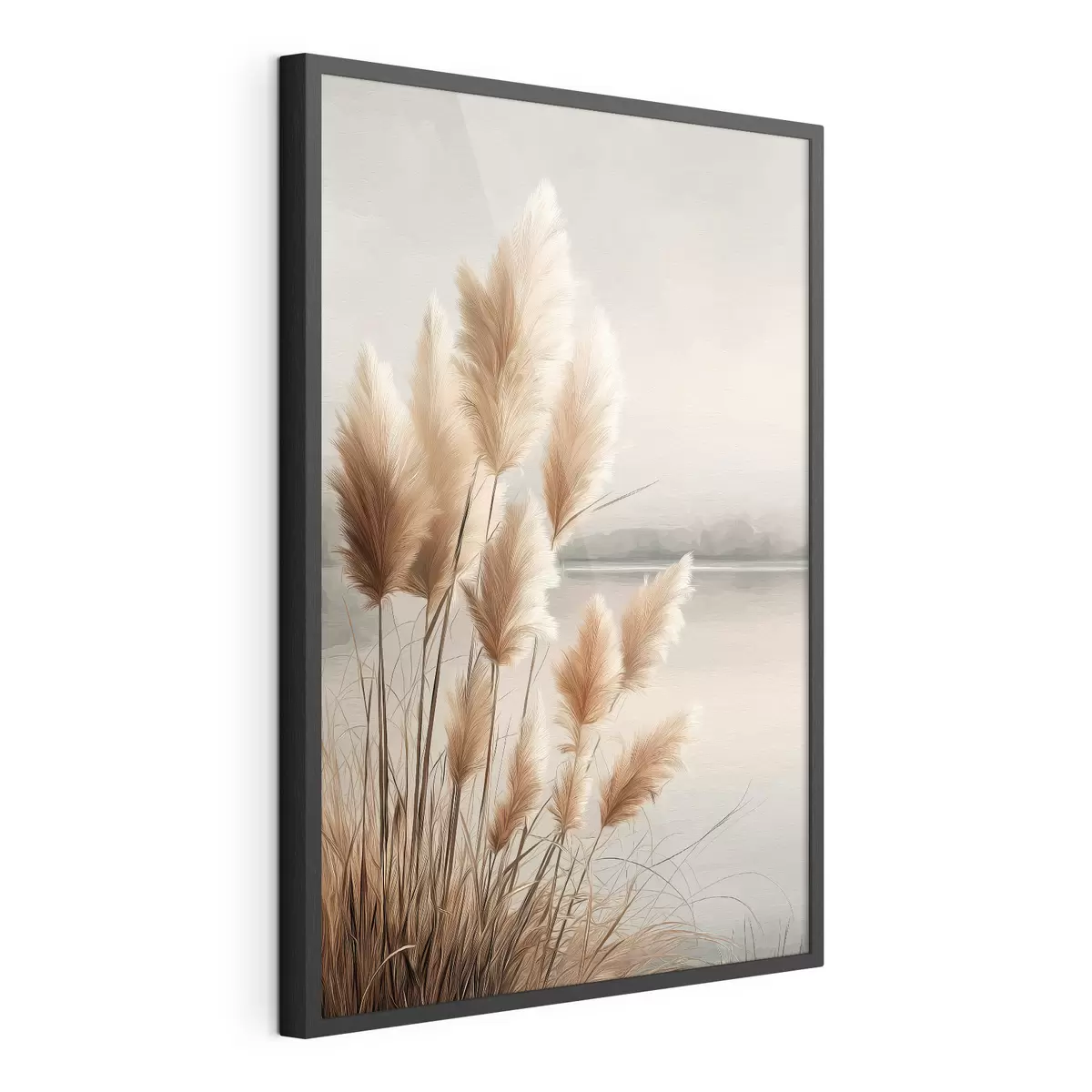 Poster Pampová tráva u řeky f49925