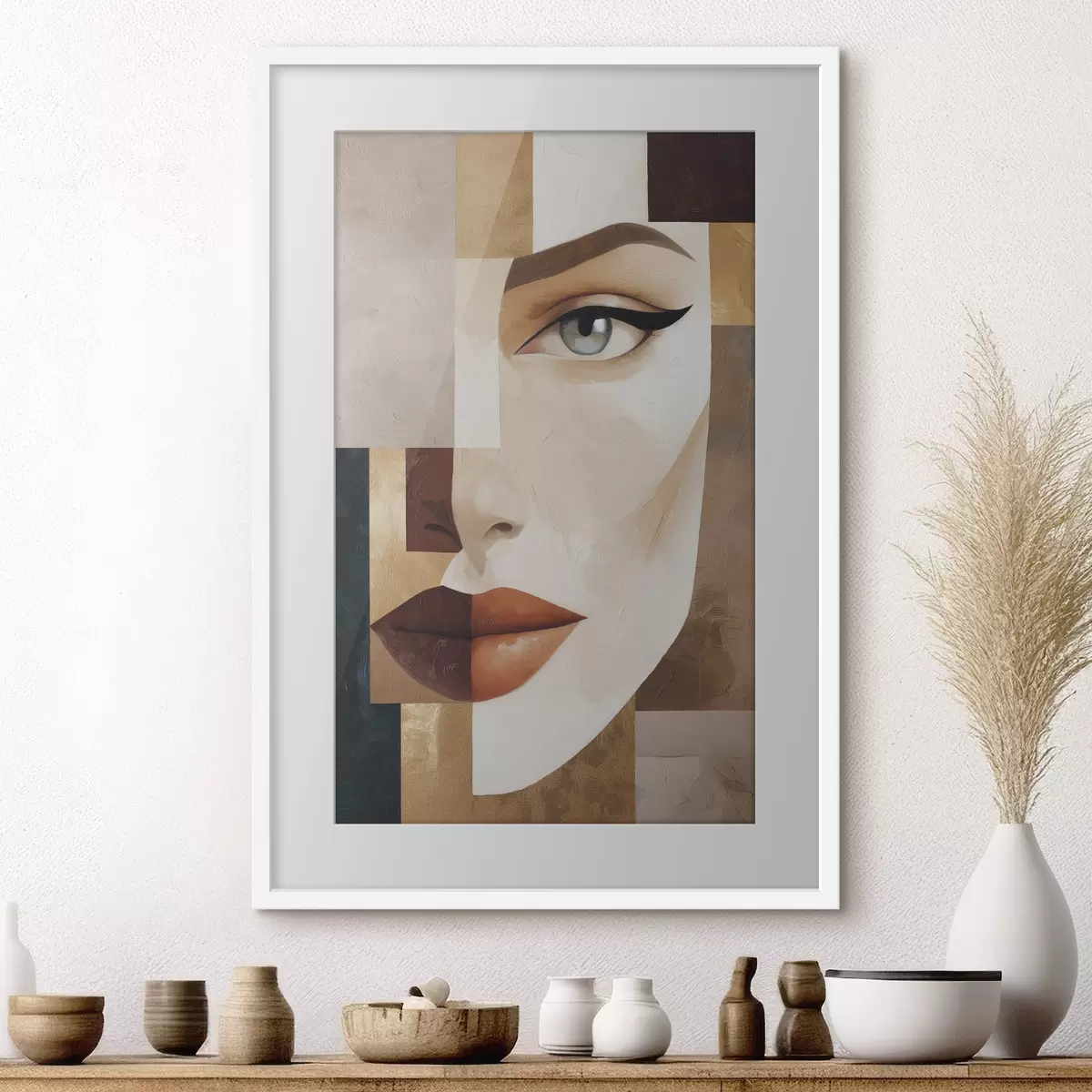Poster Abstraktní tvář f49934
