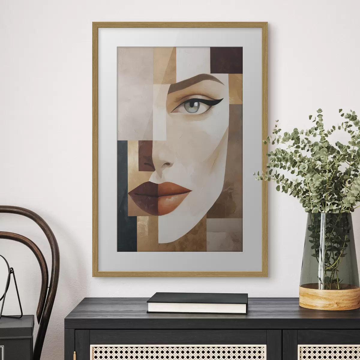 Poster Abstraktní tvář f49934