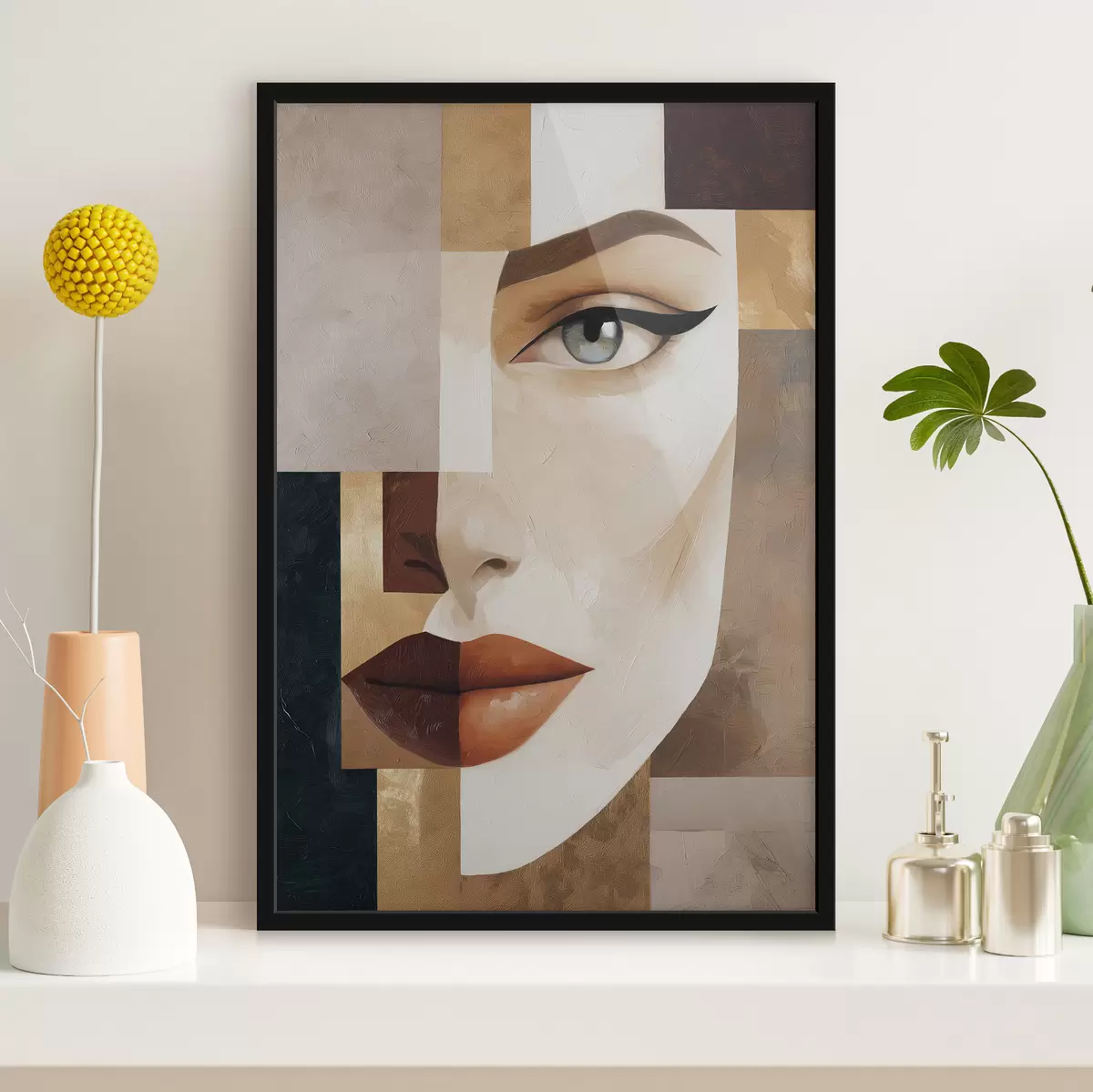 Poster Abstraktní tvář f49934