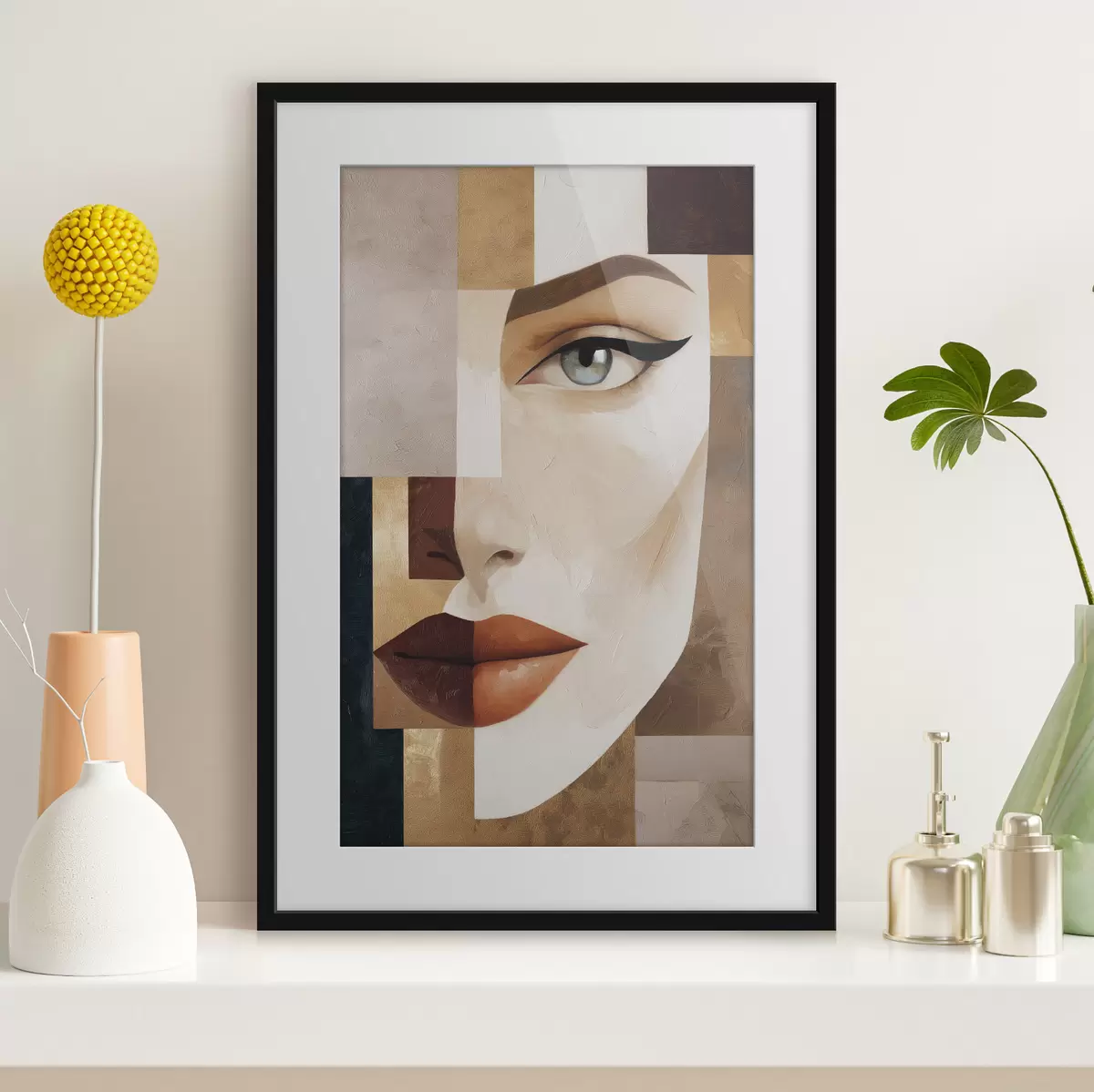 Poster Abstraktní tvář f49934