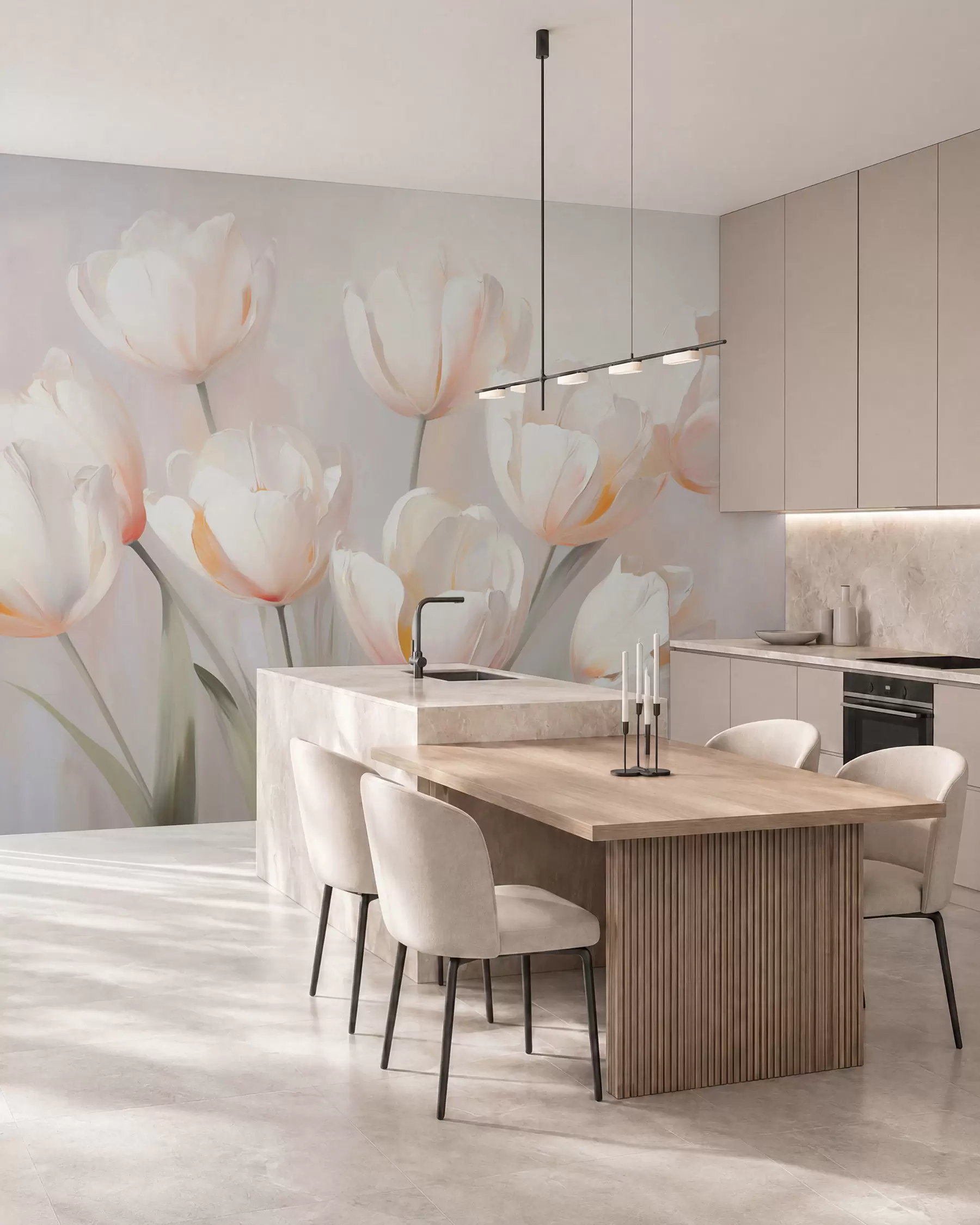 Fototapet tulipány w05663