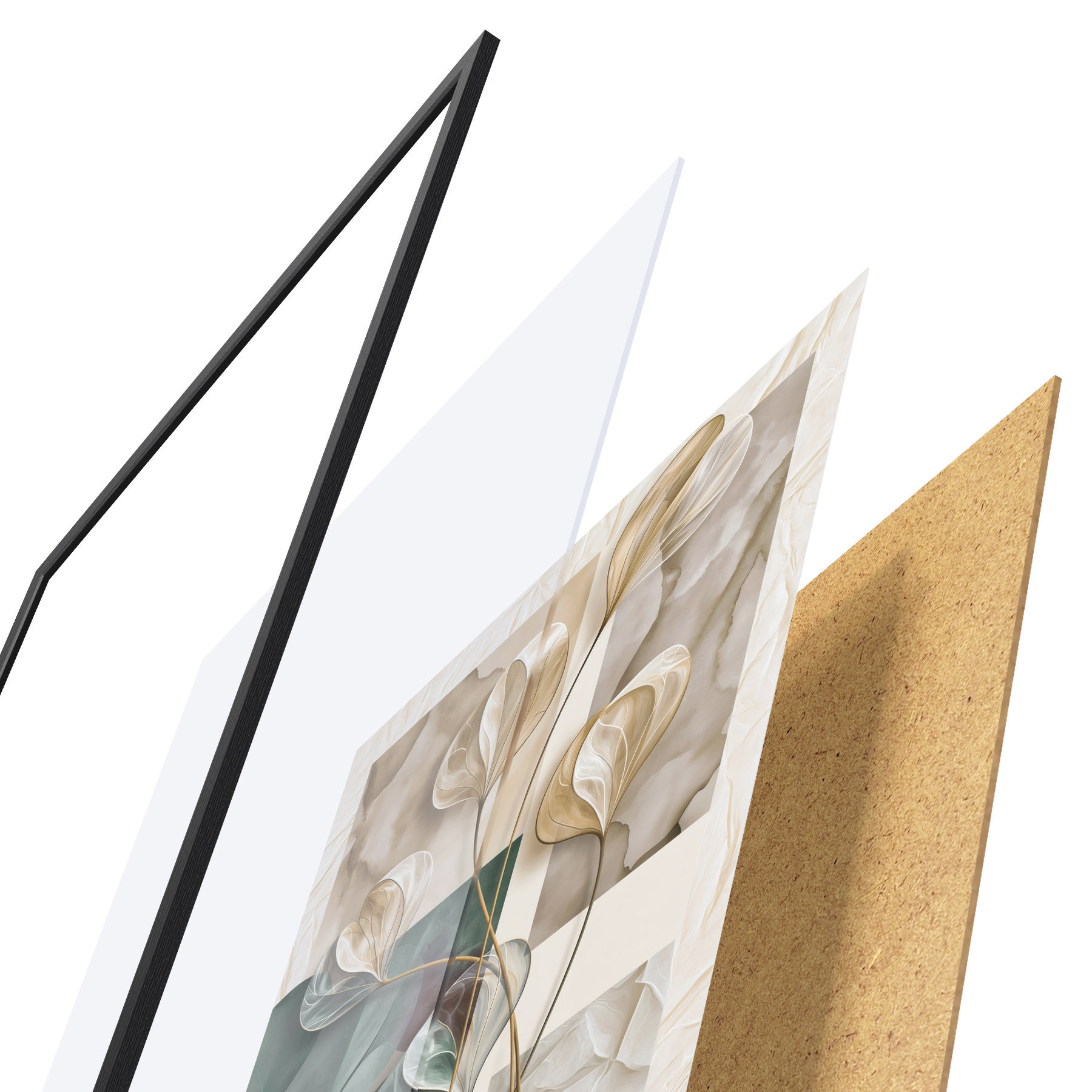 Poster Botanická abstrakce f49759