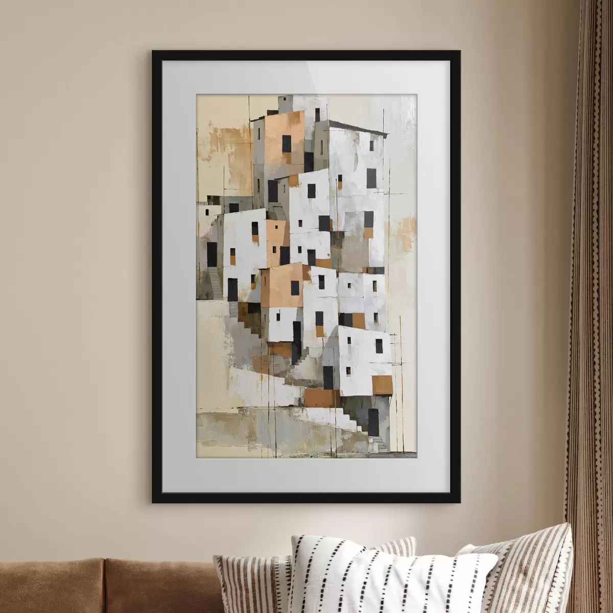 Poster Abstraktní domy f49760
