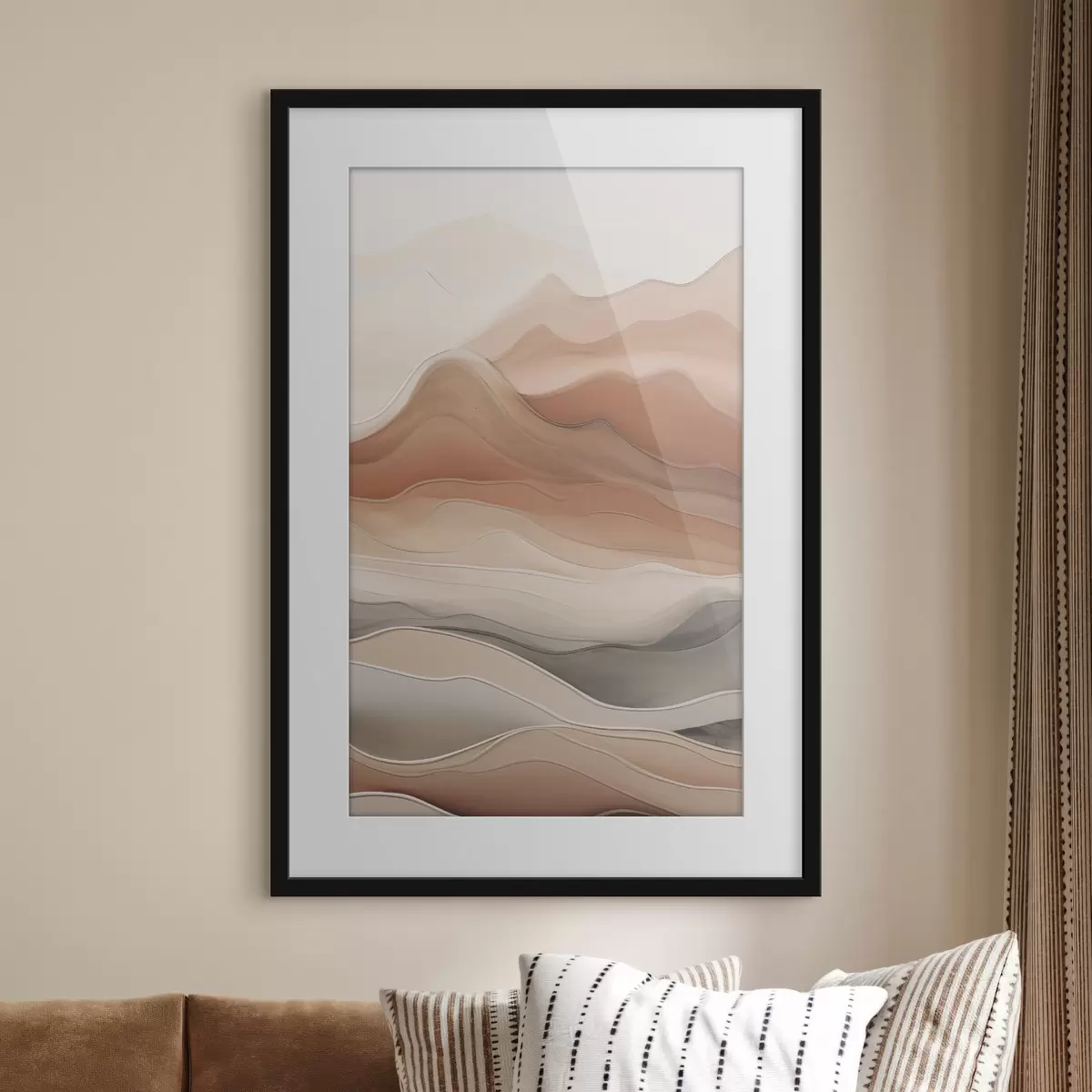 Poster Neutrální abstrakce f49997
