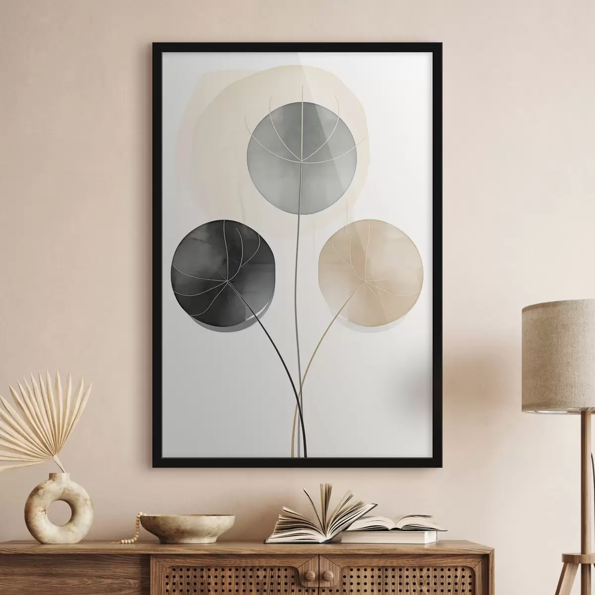 Poster Malba ve světlých tónech f49998