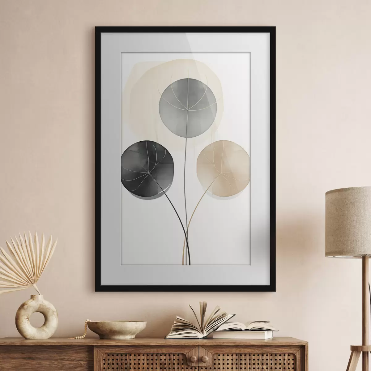 Poster Malba ve světlých tónech f49998
