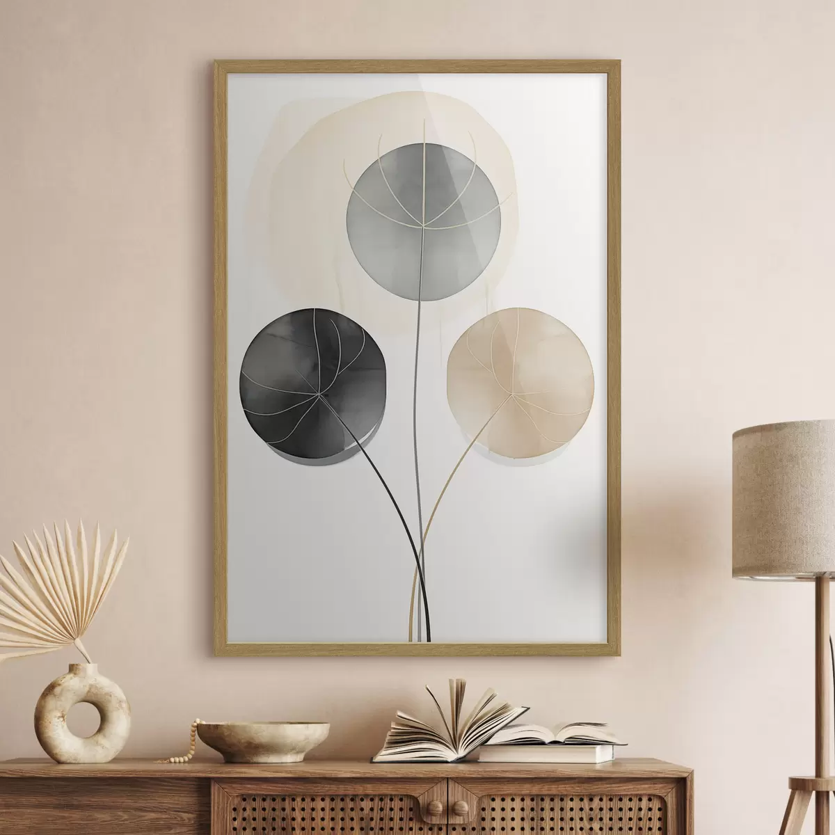 Poster Malba ve světlých tónech f49998