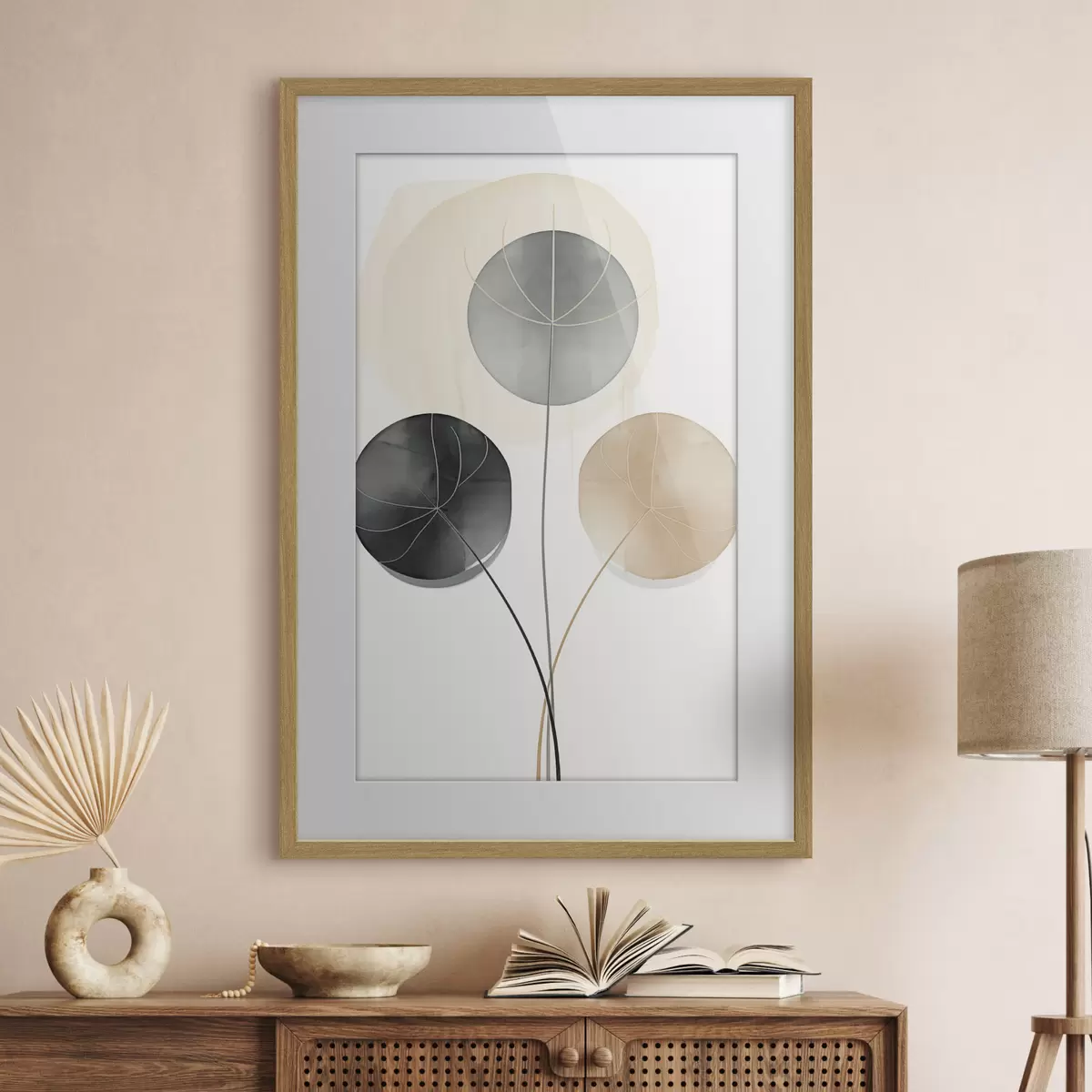 Poster Malba ve světlých tónech f49998