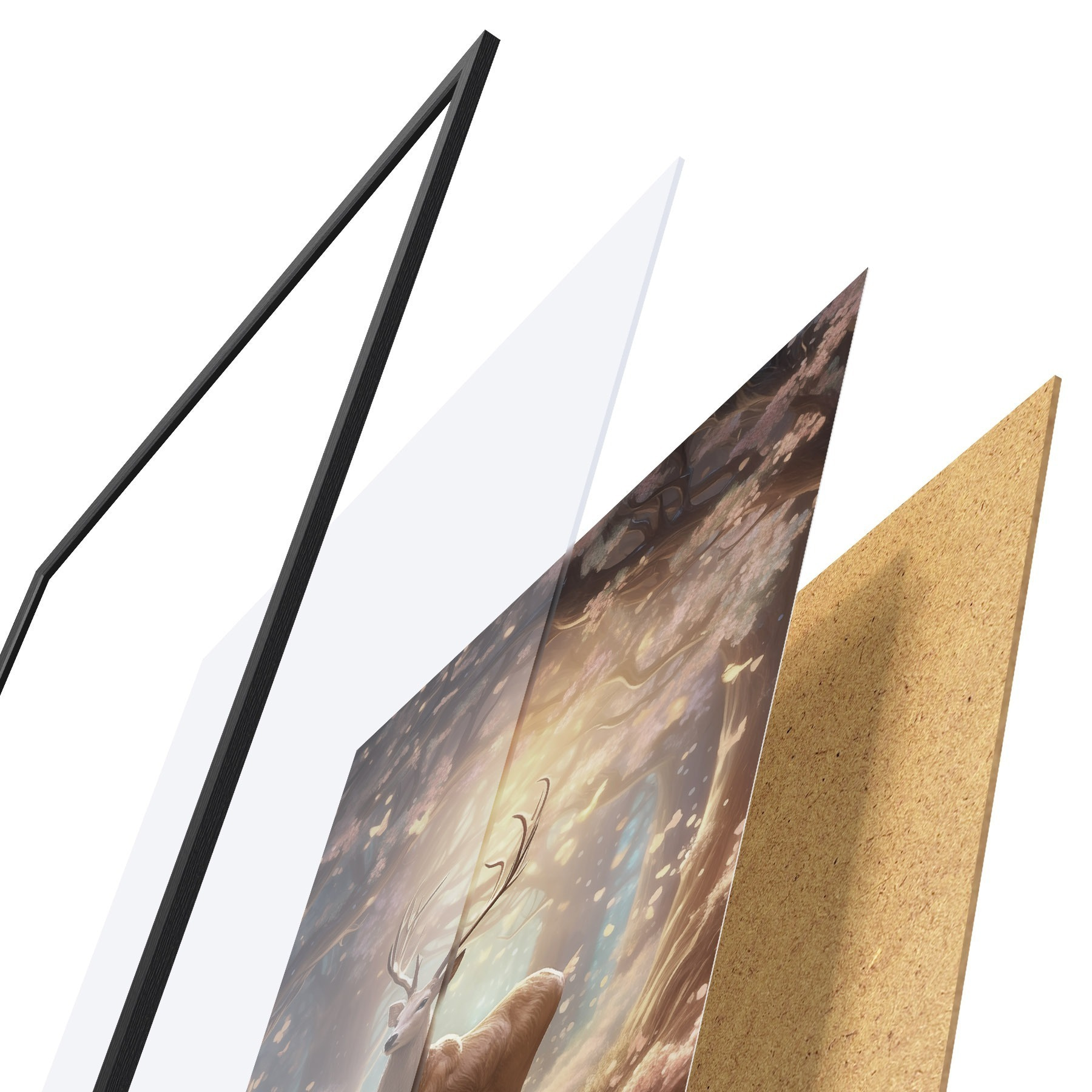 Poster Jelen v lese f50028