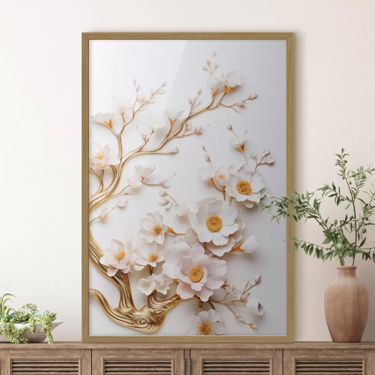 Poster Bílé magnólie f50033