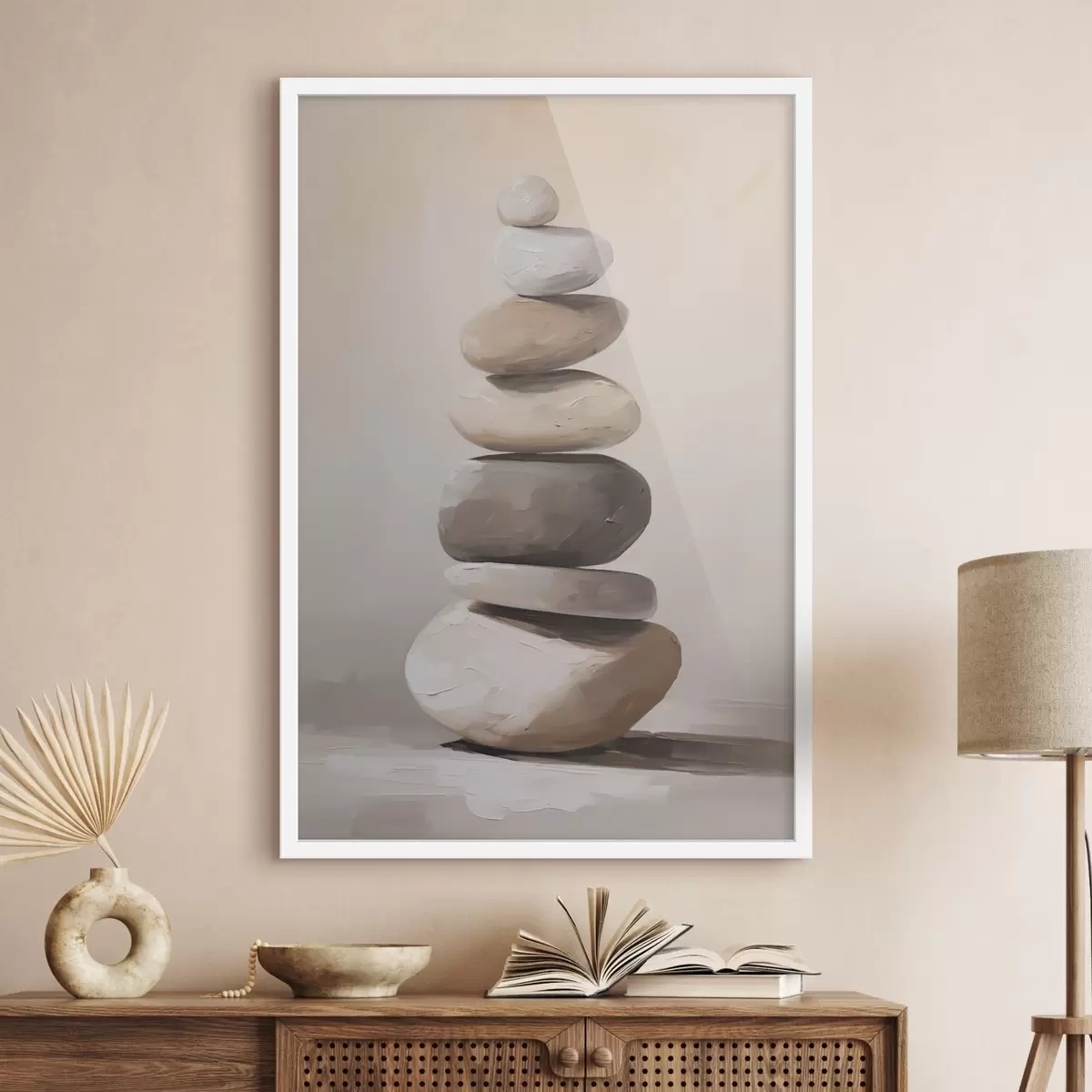 Poster Kameny, imitace malby f50060