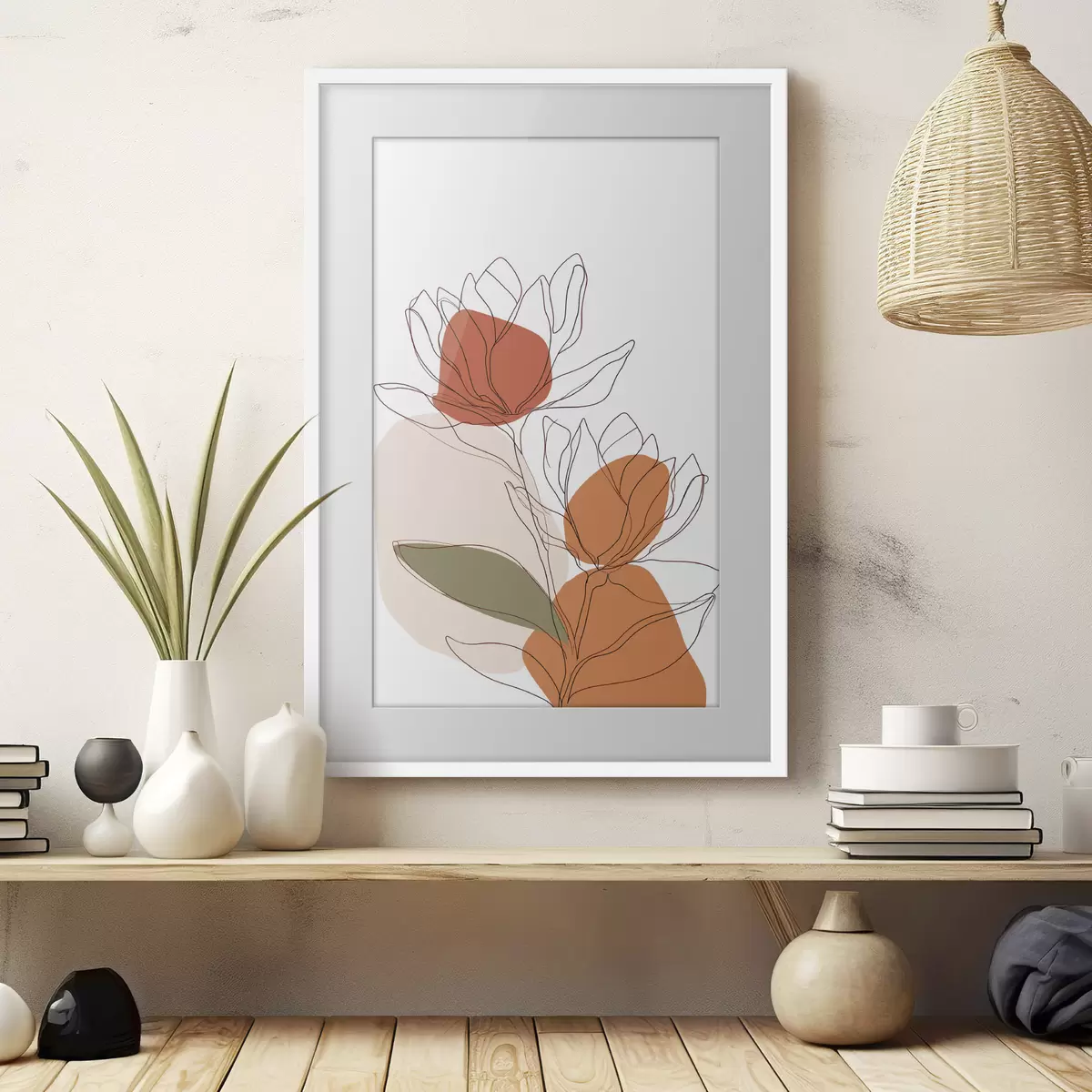 Poster Botanická mozaika f50112