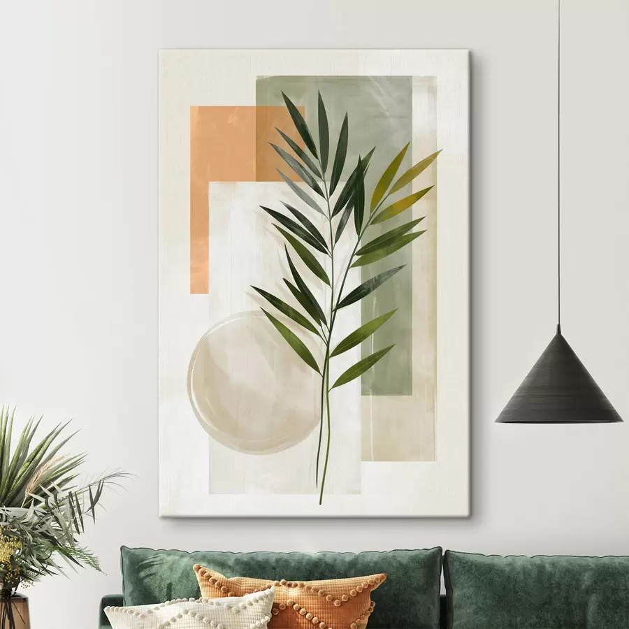 Fototapet Botanická geometrická abstrakce s50158