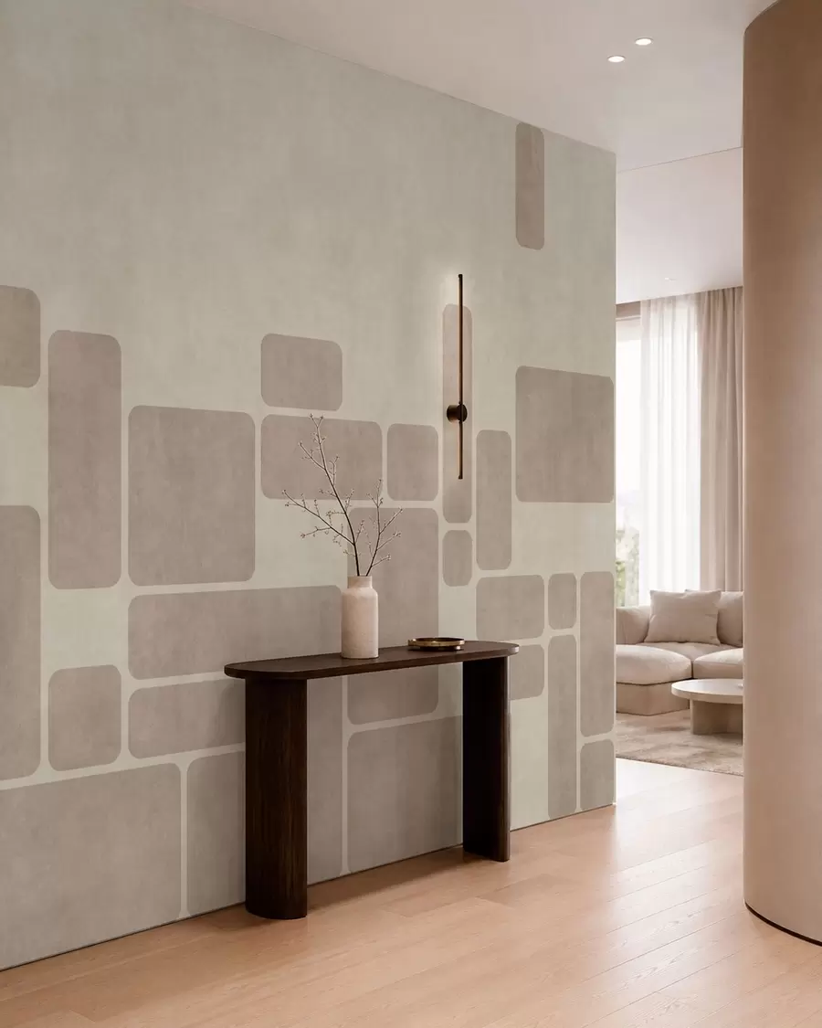 Fototapet Geometrický vzor se zaoblenými obdélníky w05141