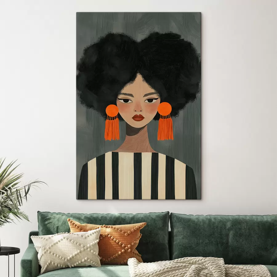 Obraz Afro holka Č. s50337