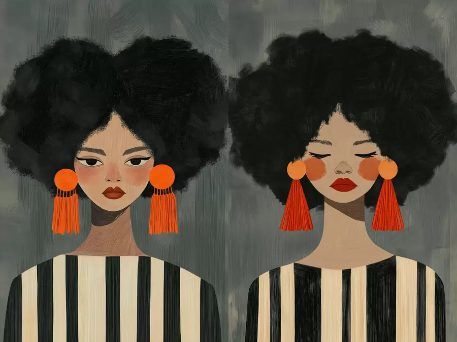 Fototapet Afro holky m30882