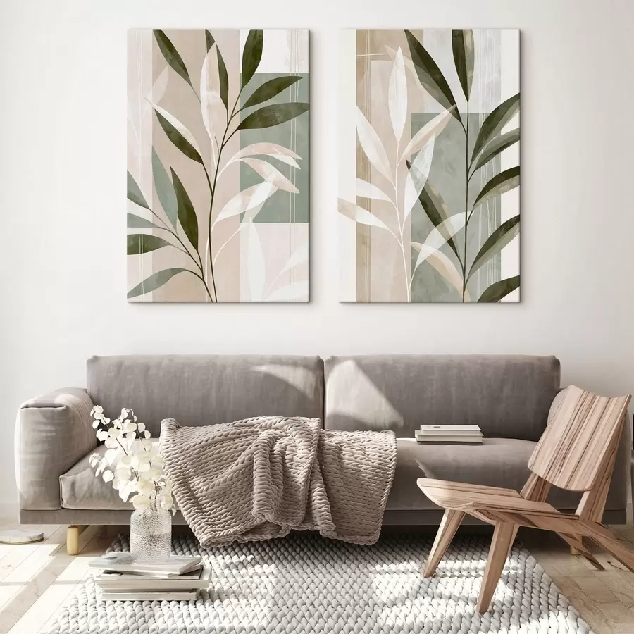 Obraz Abstraktní botanické listy Č. m30717