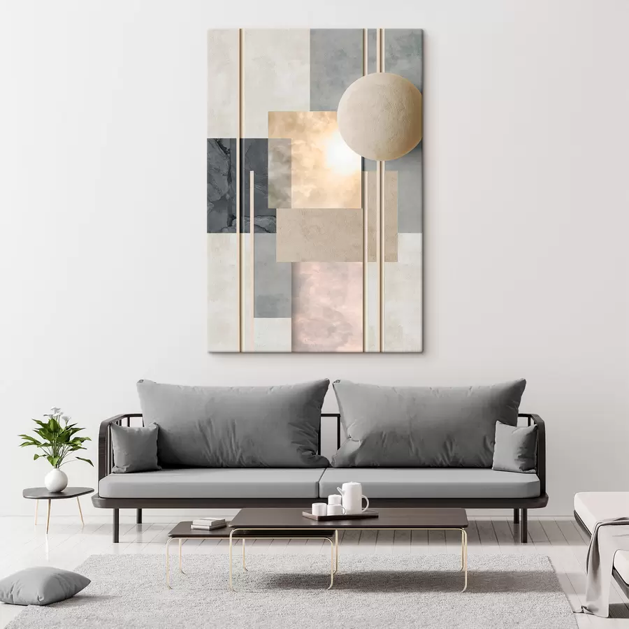Obraz Abstraktní geometrická kompozice Č. s50159