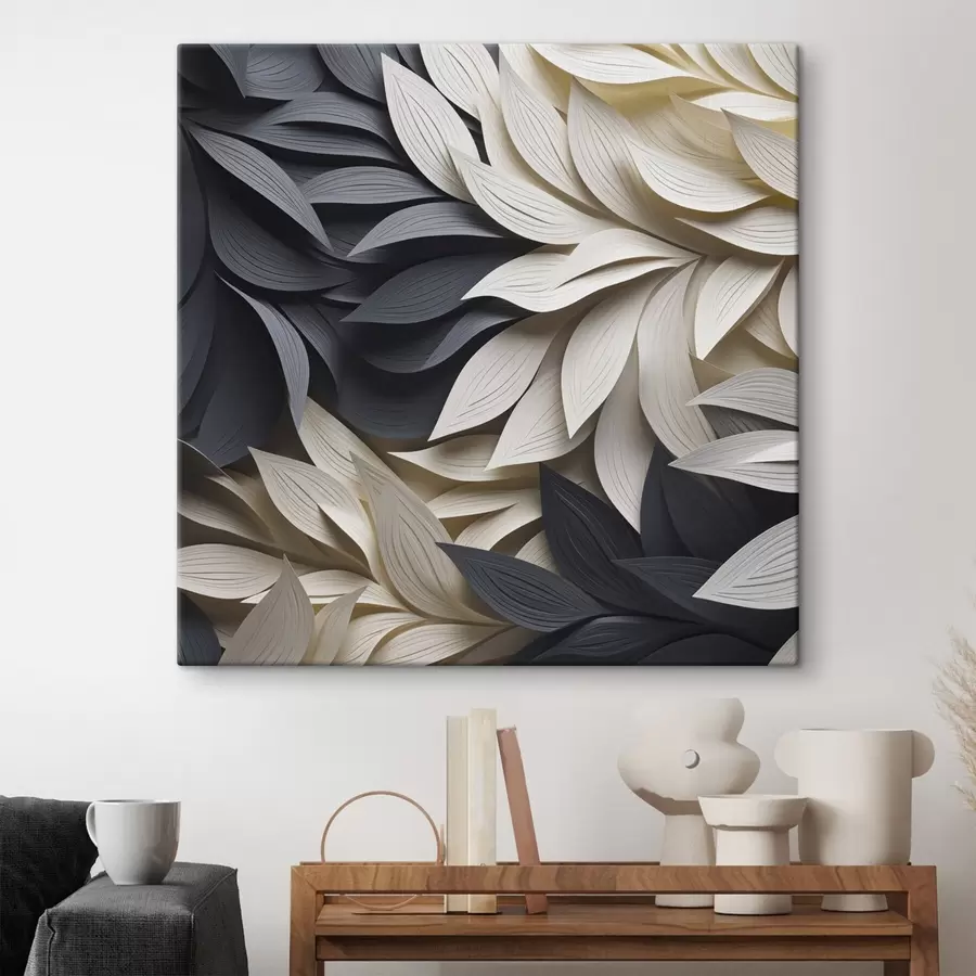 Obraz Abstraktní stylizované listy Č. s50376