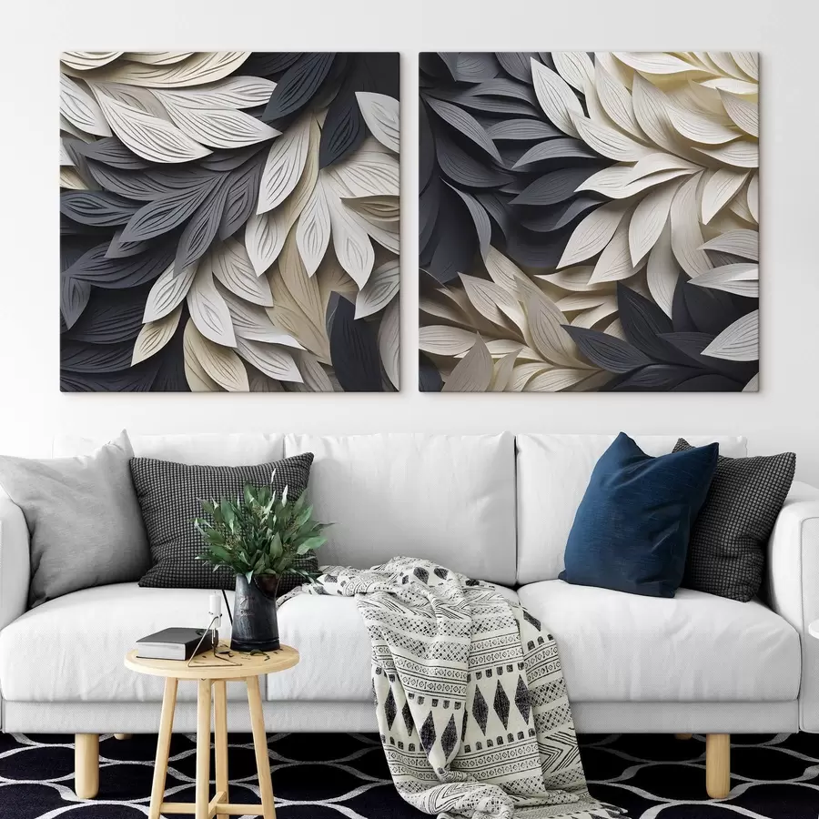 Obraz Abstraktní stylizované listy Č. m30895