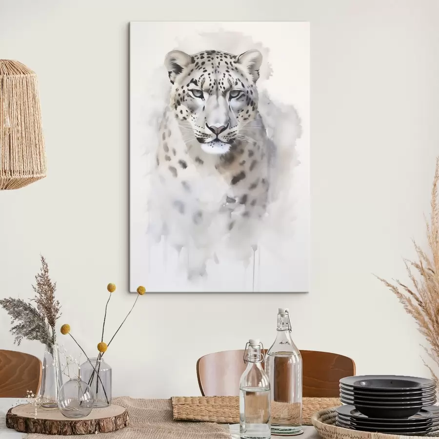Obraz Portrét leoparda, napodobenina malby Č. s50412
