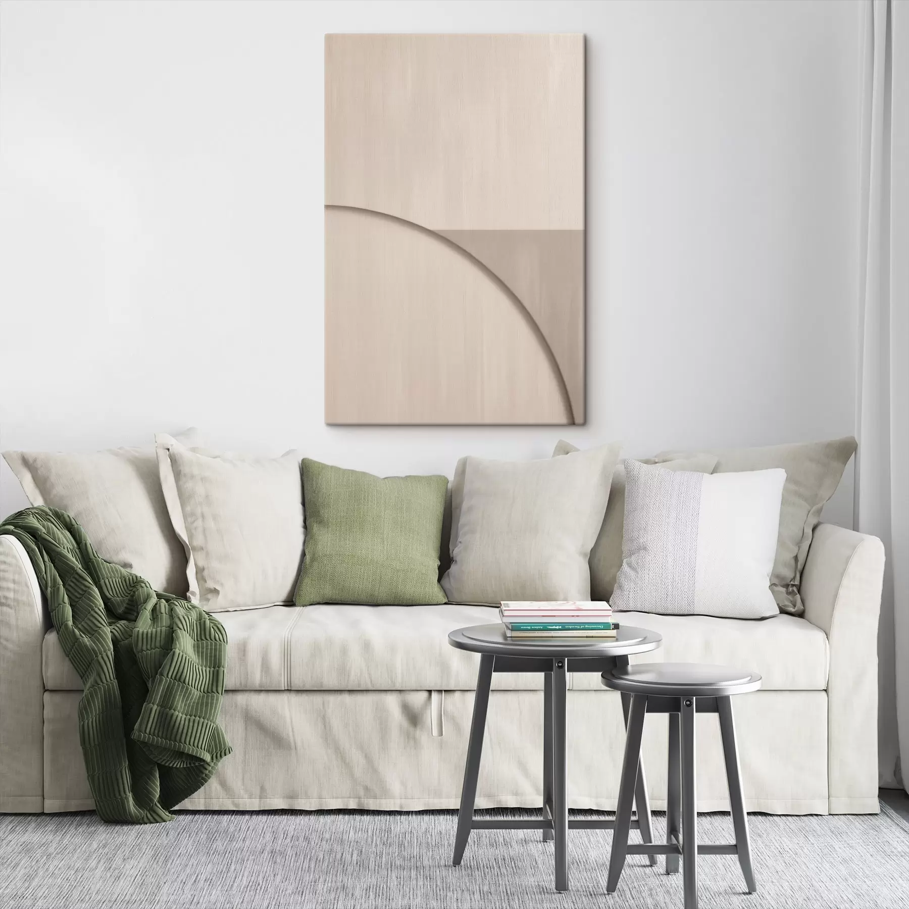Obraz Minimalistická kompozice v béžových odstínech Č. s50398