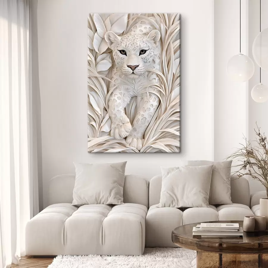 Obraz Leopard ve stylu basreliéfu Č. s50514