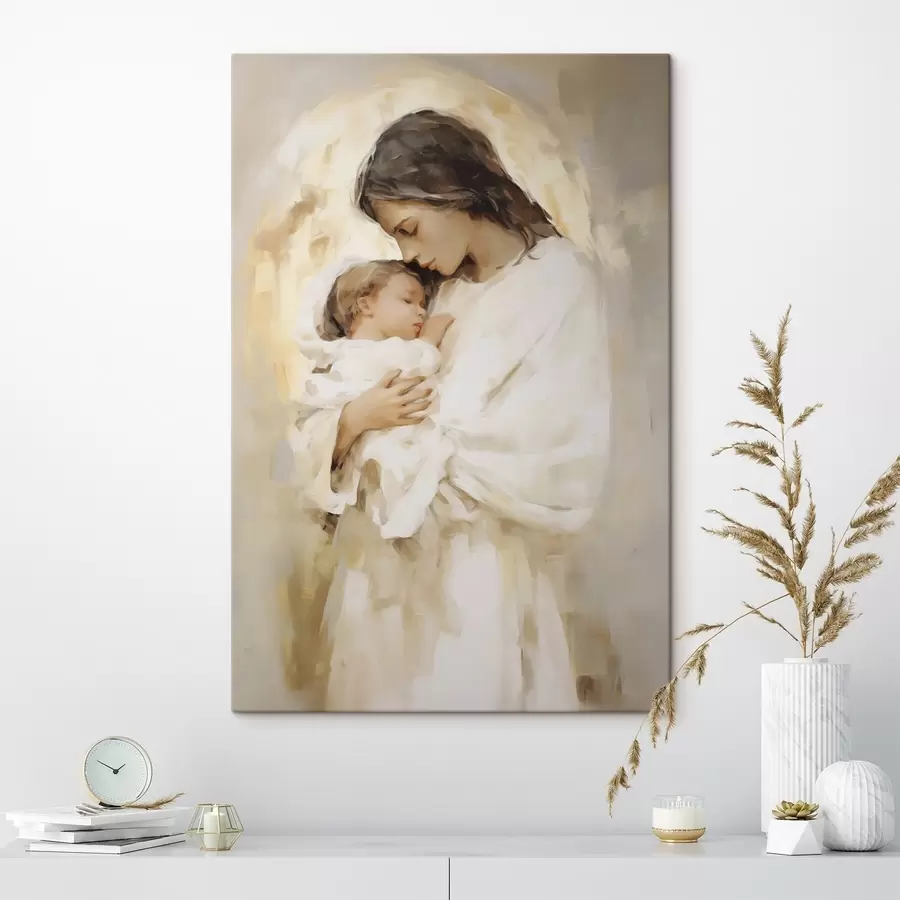 Obraz Žena s dítětem, napodobenina obrazu Č. s50675