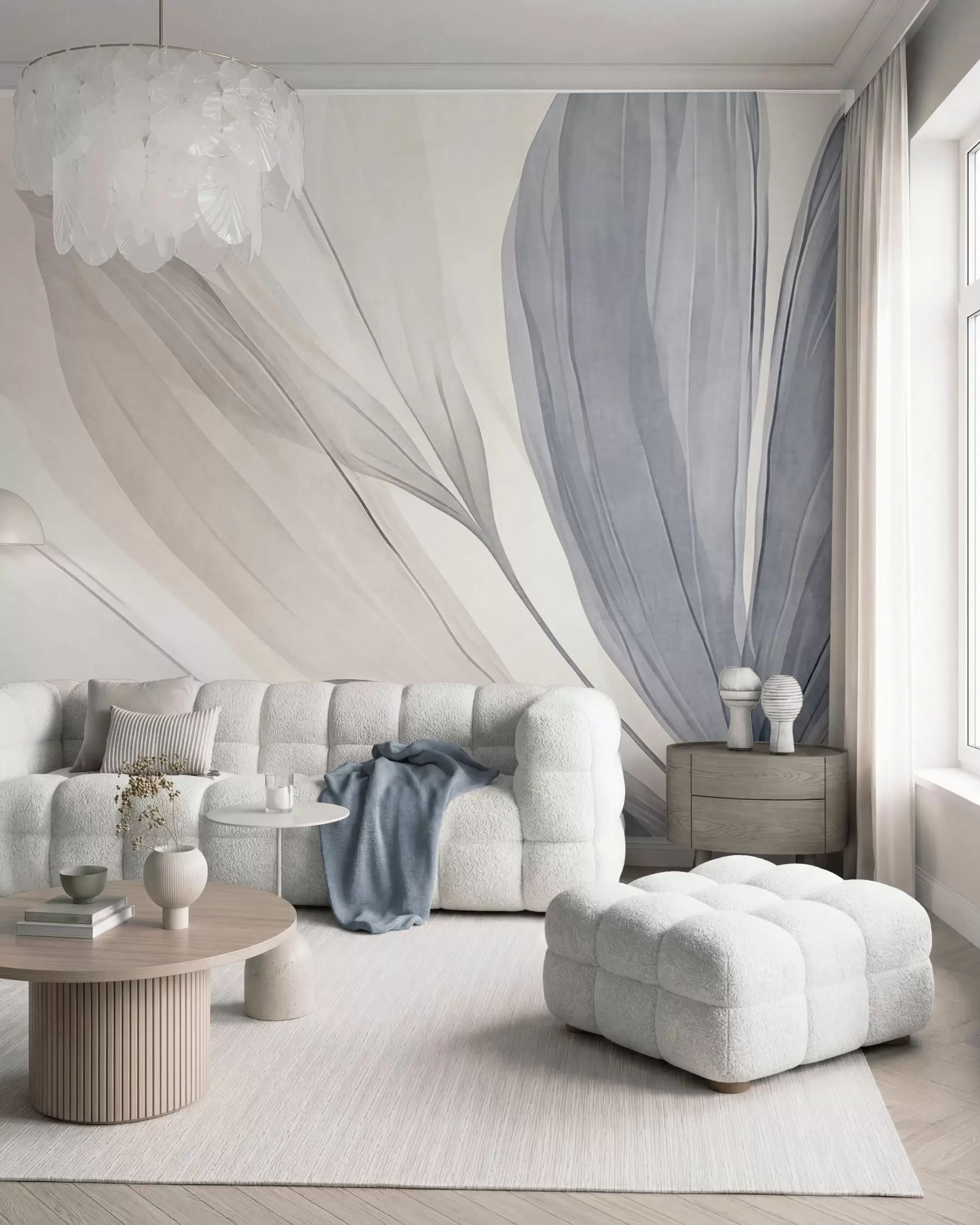 Fototapet Listy v blankytu w10063