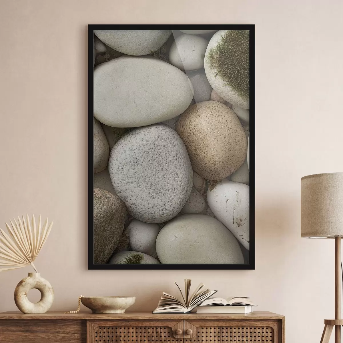 Poster Mořské oblázky a lázeňská harmonie f50759