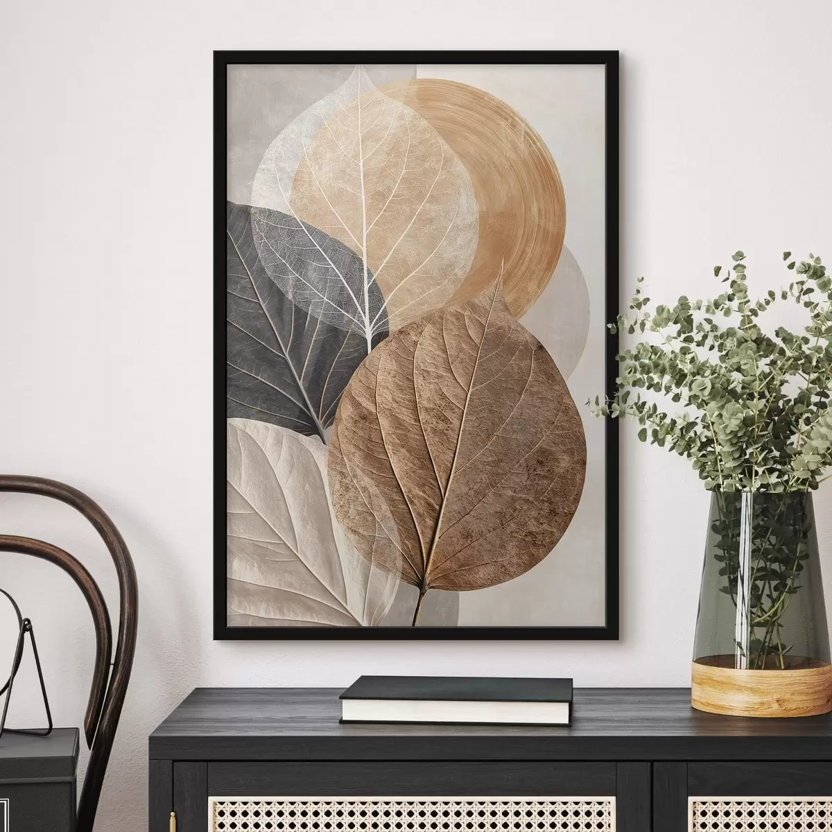Poster Abstraktní listy f50717